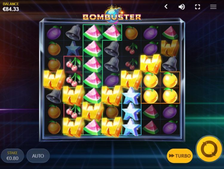Bombuster slot gameplay