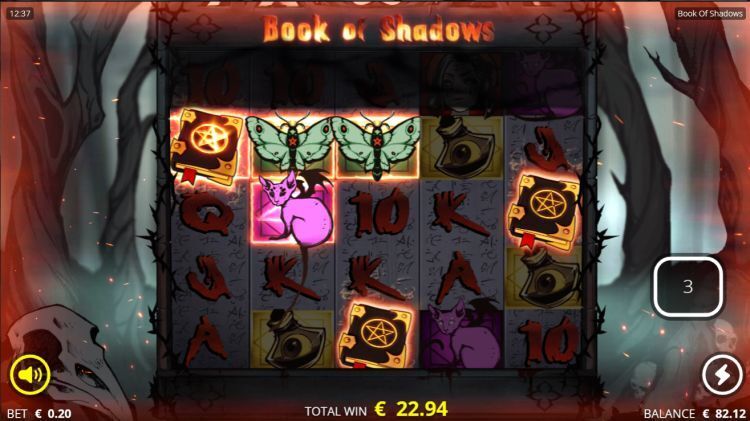 Book of shadows slot nolimit city