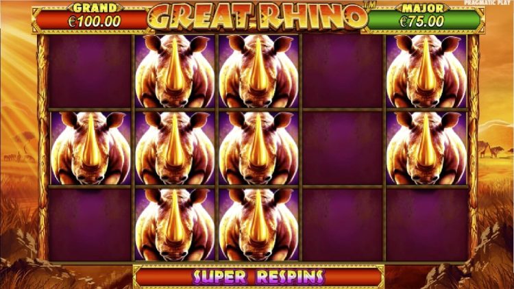 Great Rhino slot review Pragmatic Play