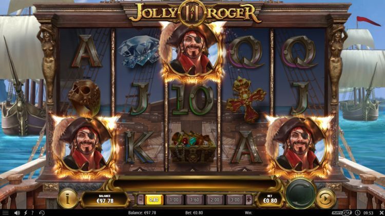 Jolly Roger 2 gokkast bonus trigger