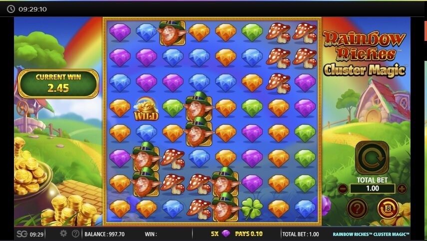 Rainbow Riches Cluster Magic
