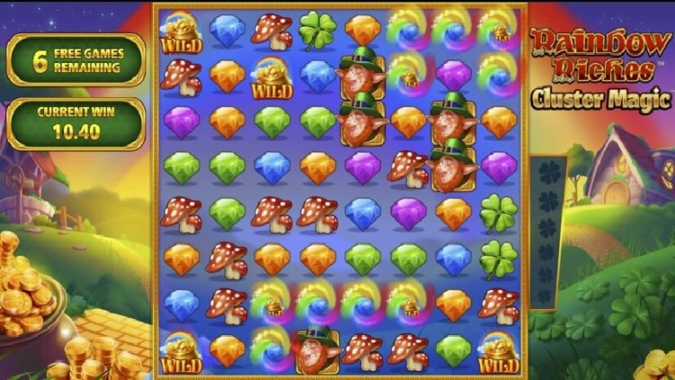 Rainbow Riches Cluster Magic gokkast Free Spins