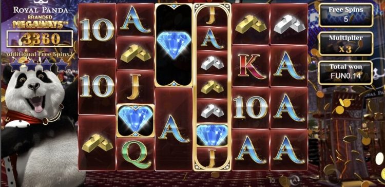 Royal Panda Megaways slot gameplay review