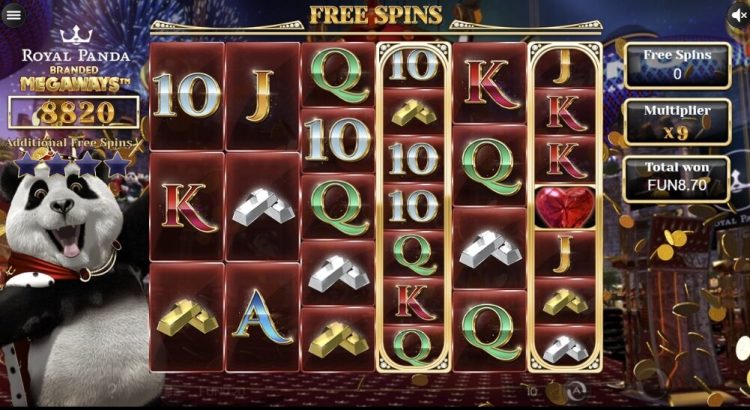 Royal Panda Megaways slot Free Spins