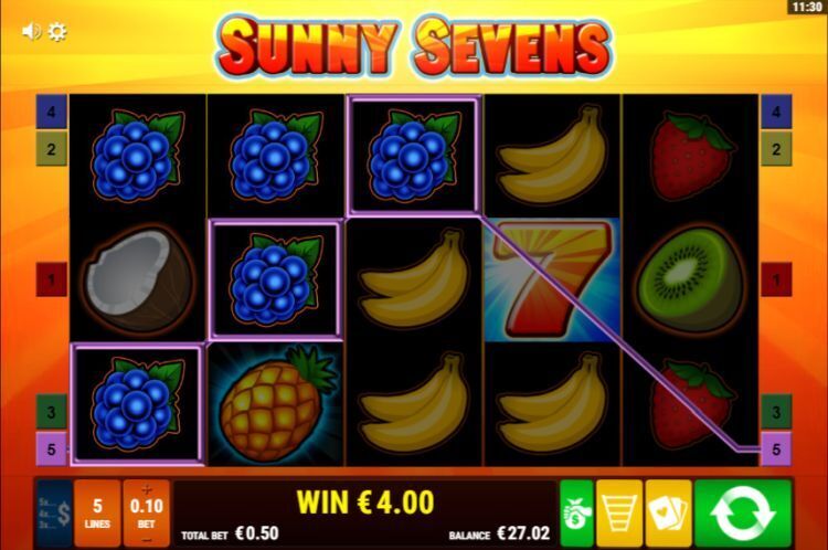 Sunny Sevens slot review gamomat