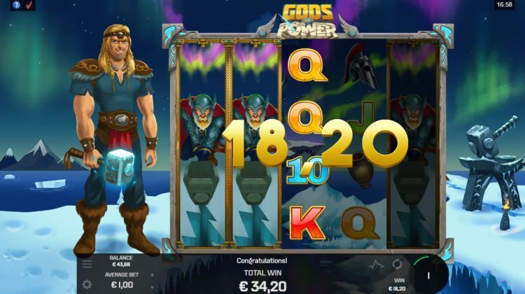 Gods of Power online slot bonus win