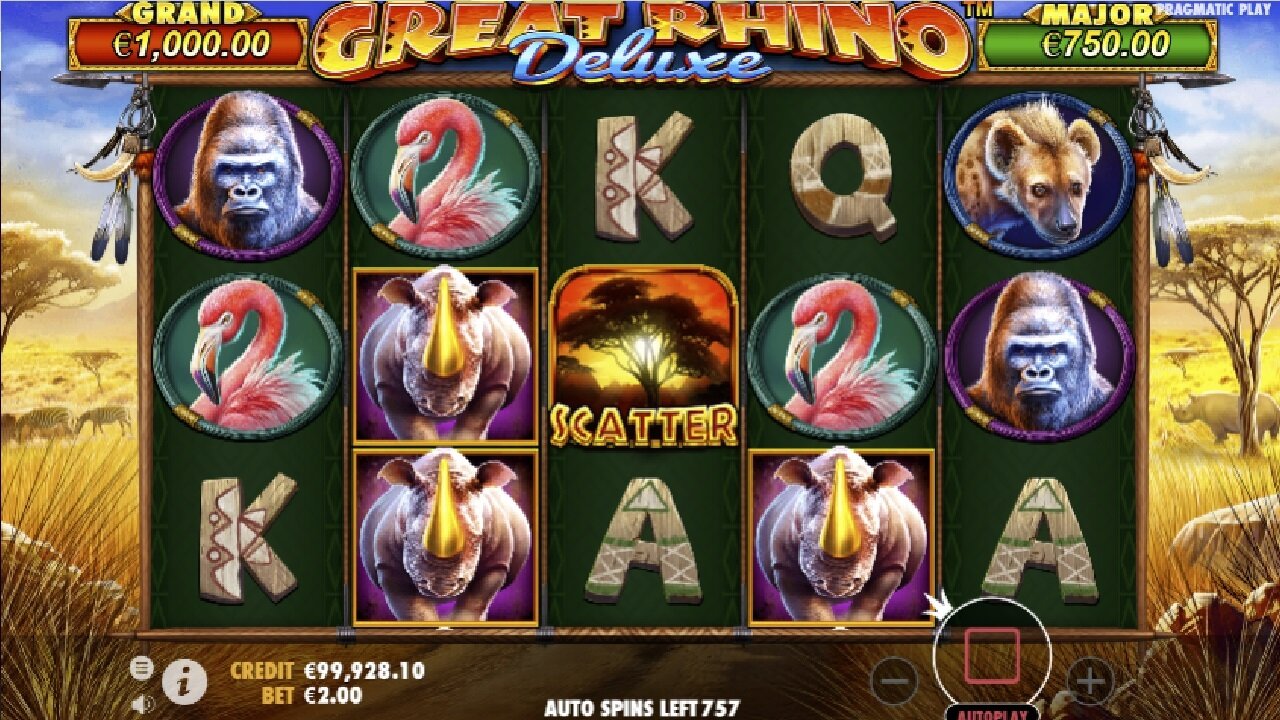 great rhino gokkast pp