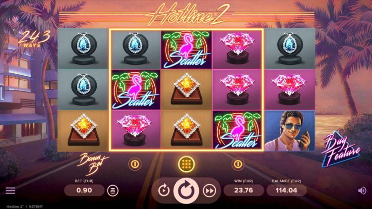 Hotline 2 slot bonus trigger
