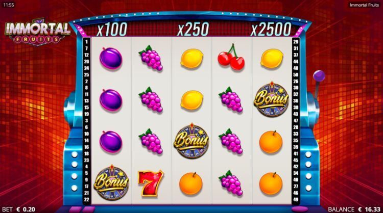 immortal-fruits-slot review nolimit city bonus trigger