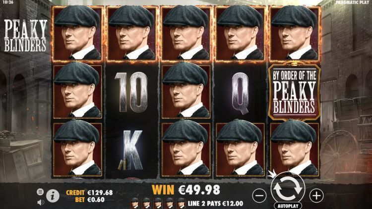 Peaky Blinders online slot gameplay