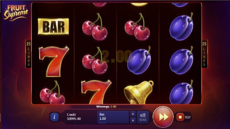 Fruit Supreme: 25 Lines online gokkast