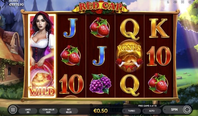 Red Cap online slot gameplay