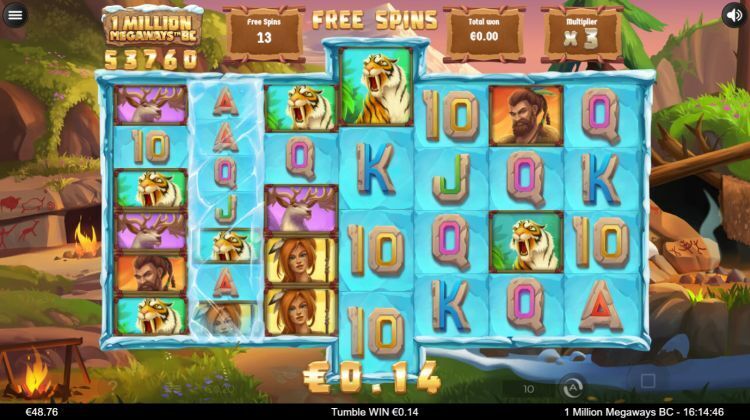 1 million Megaways BC slot review free spins