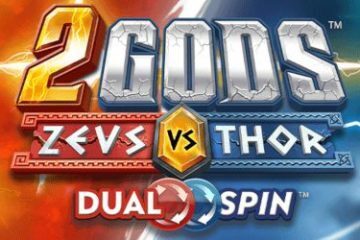 2 gods zeus vs thor slot review win logo