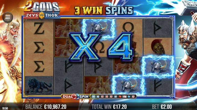 2 gods zeus vs thor slot review win spins