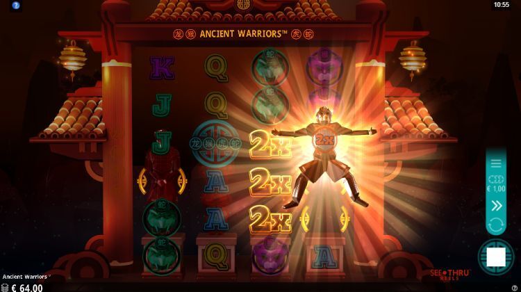 Ancient Warriors slot gameplay