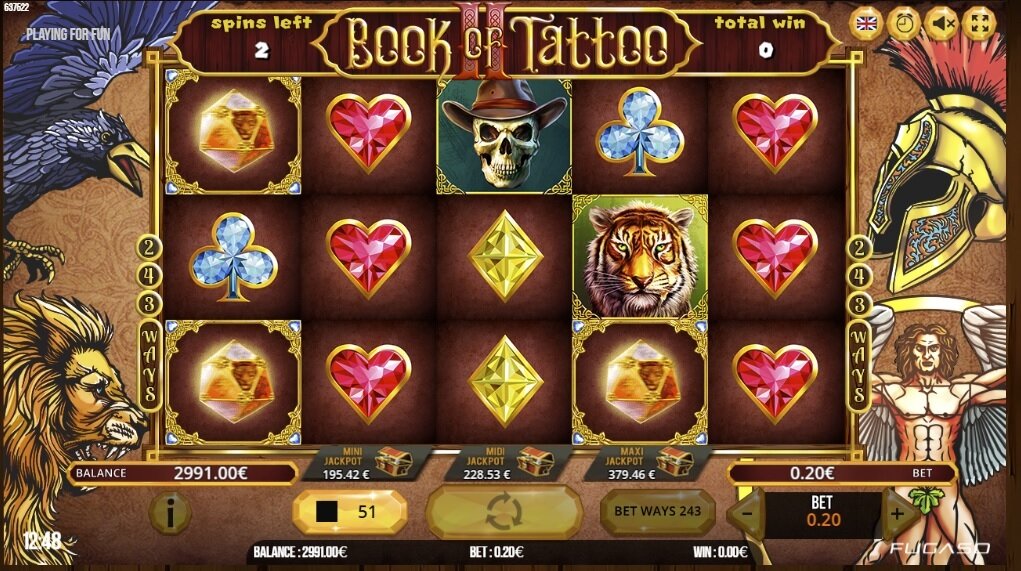 Book of Tattoo II slot