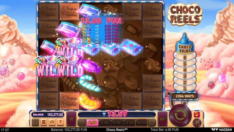 Choco Reels slot gameplay