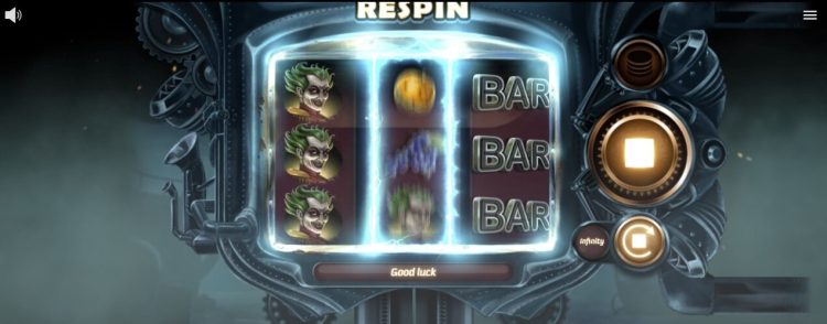 Dark Joker slot Respin feature