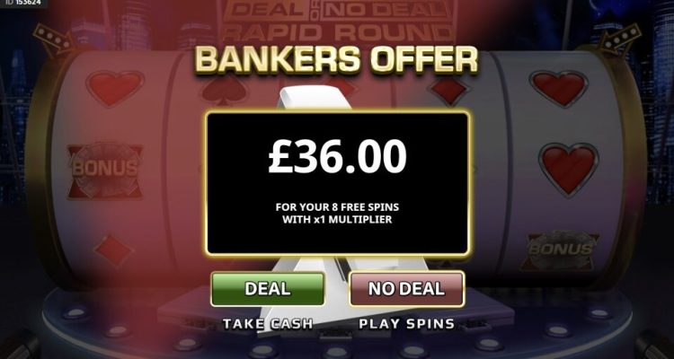 Deal or no Deal Rapid Round bonus win