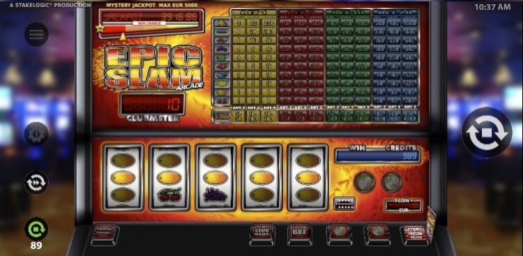 Epic Slam Arcade fruitautomaat