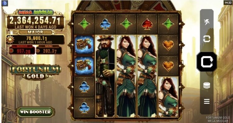 Fortunium Gold Mega Moolah slot review