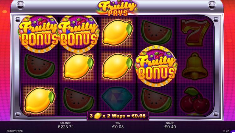 Fruity Pays slot review bonus trigger