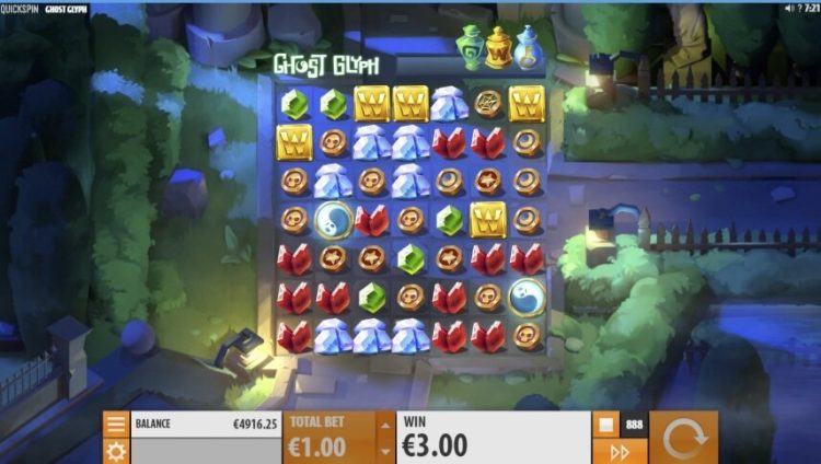 Ghost Glyph online slot gameplay