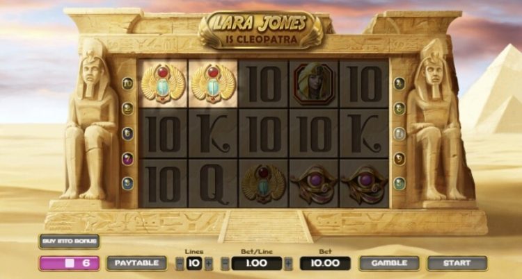 Lara Jones Is Cleopatra slot review
