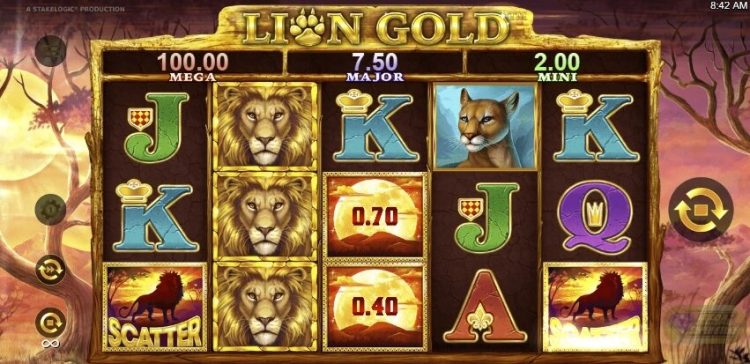 Lion Gold gokkast gameplay