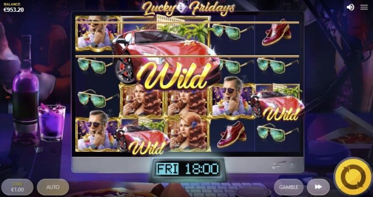 Lucky Fridays slot gameplay