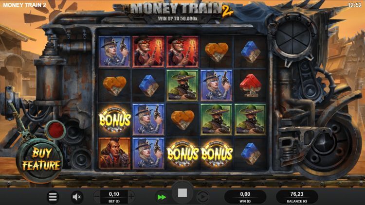 Money Train 2 slot bonus trigger