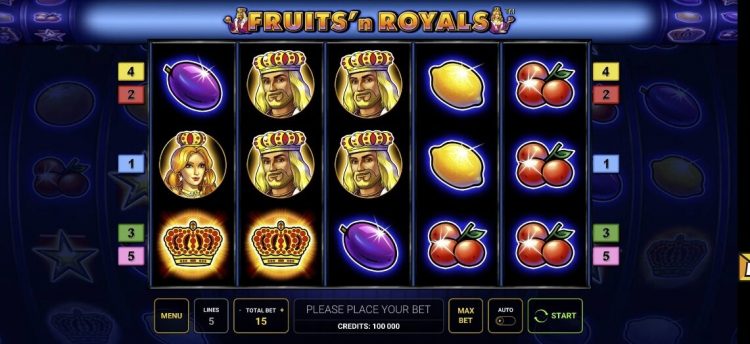 Novomatic Fruits n Royals slot