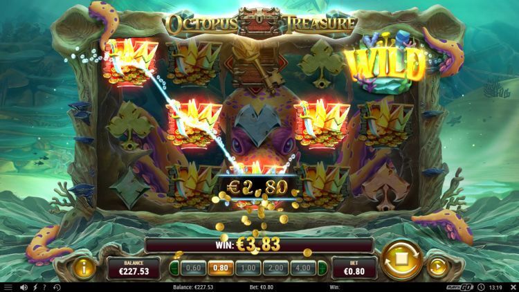 Octopus treasure slot