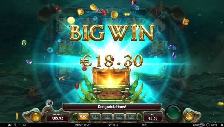 Octopus treasure slot big win