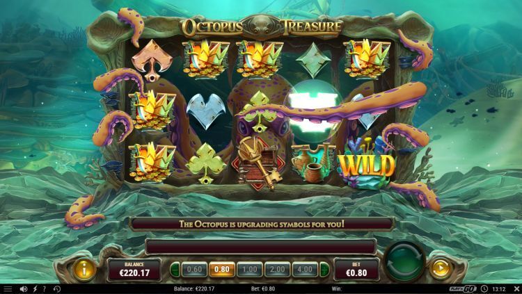 Octopus Treasure online slot gameplay