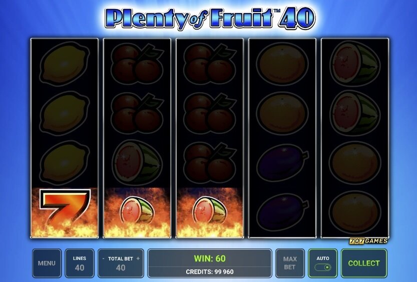 Plenty of Fruit 40 gokkast
