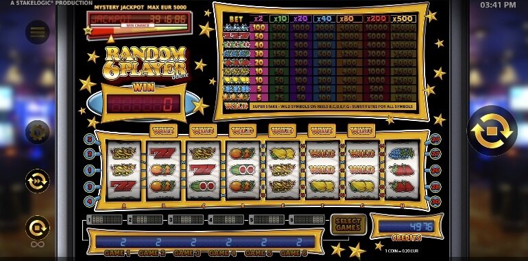 Random 6 Player Deluxe slot