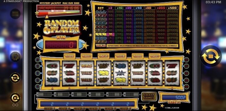 Random 6 Player Deluxe review Stakelogic