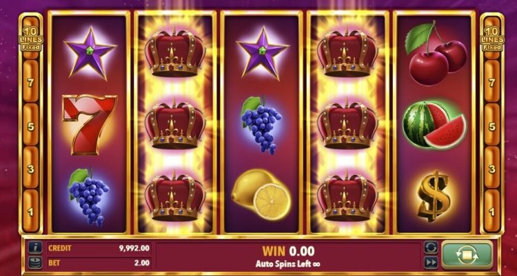 Royal Crown slot gameplay