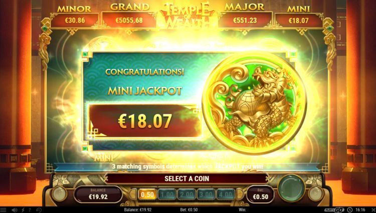 Temple of wealth slot play n go jackpot