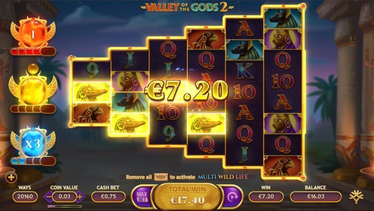 Valley of the gods 2 slot yggdrasil