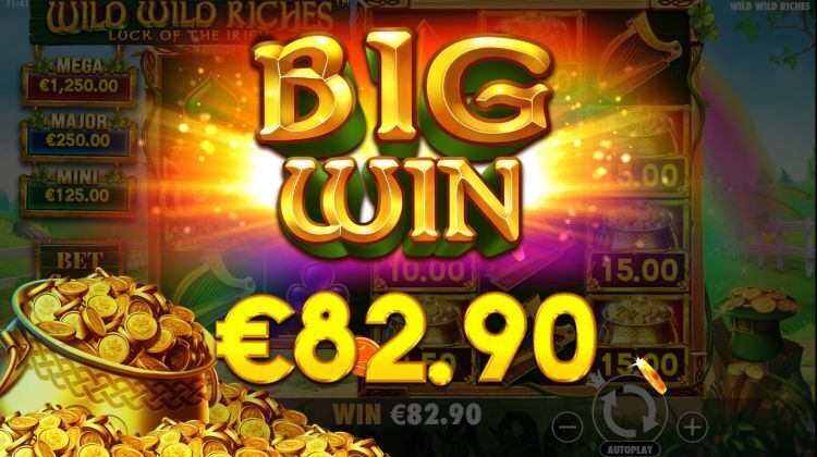 Wild Wild Riches gokast big win
