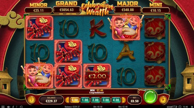 Celebration of Wealth gokkast gameplay