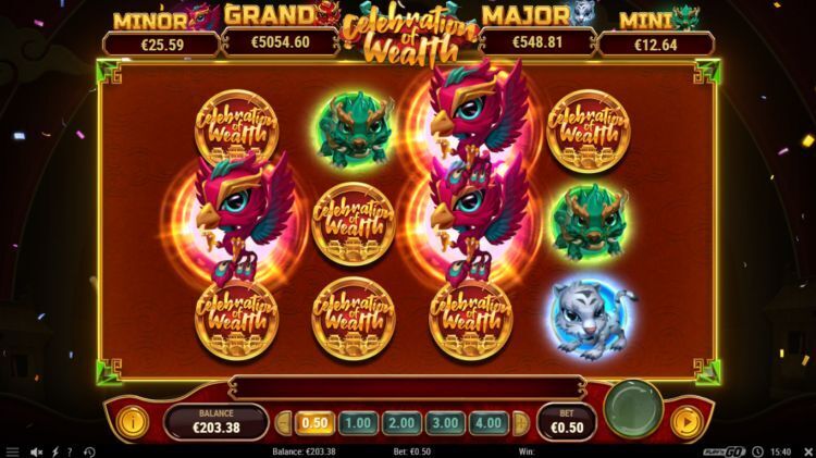 Celebration of Wealth slot jackpot