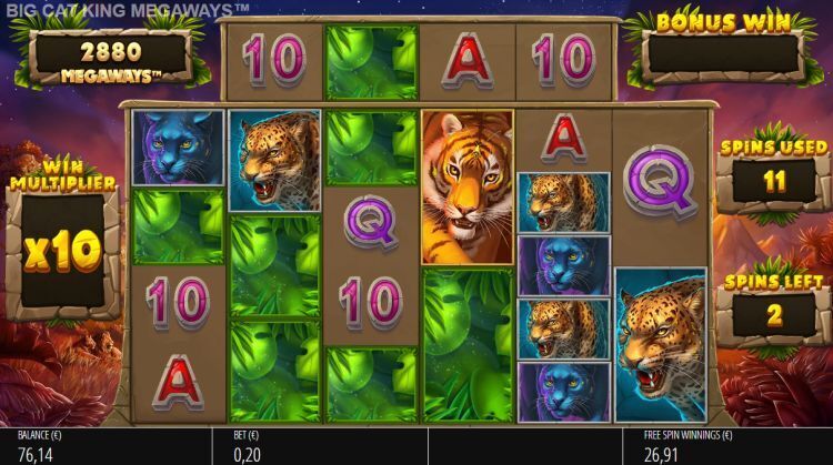 Big Cat King Megaways slot mystery