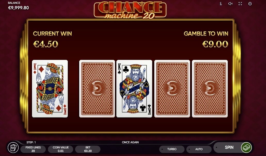 Chance Machine 20 risk game