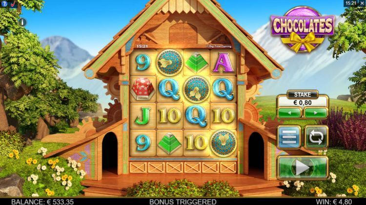 Chocolates slot review bonus trigger