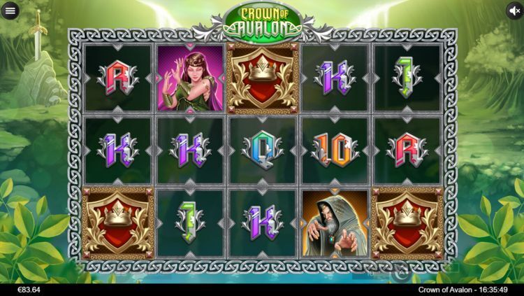 Crown of Avalon slot bonus feature