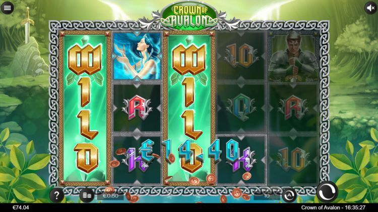 Crown of Avalon slot review Iron Dog Studio
